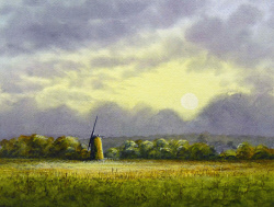 Watercolour - Looking Inland, Broadland